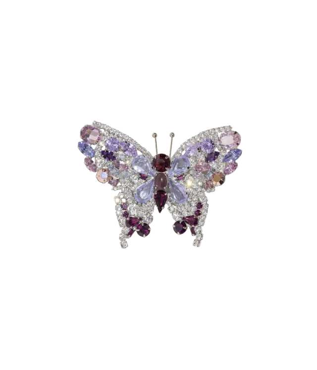 Loren Hope Butterfly brosje medium ametyst
