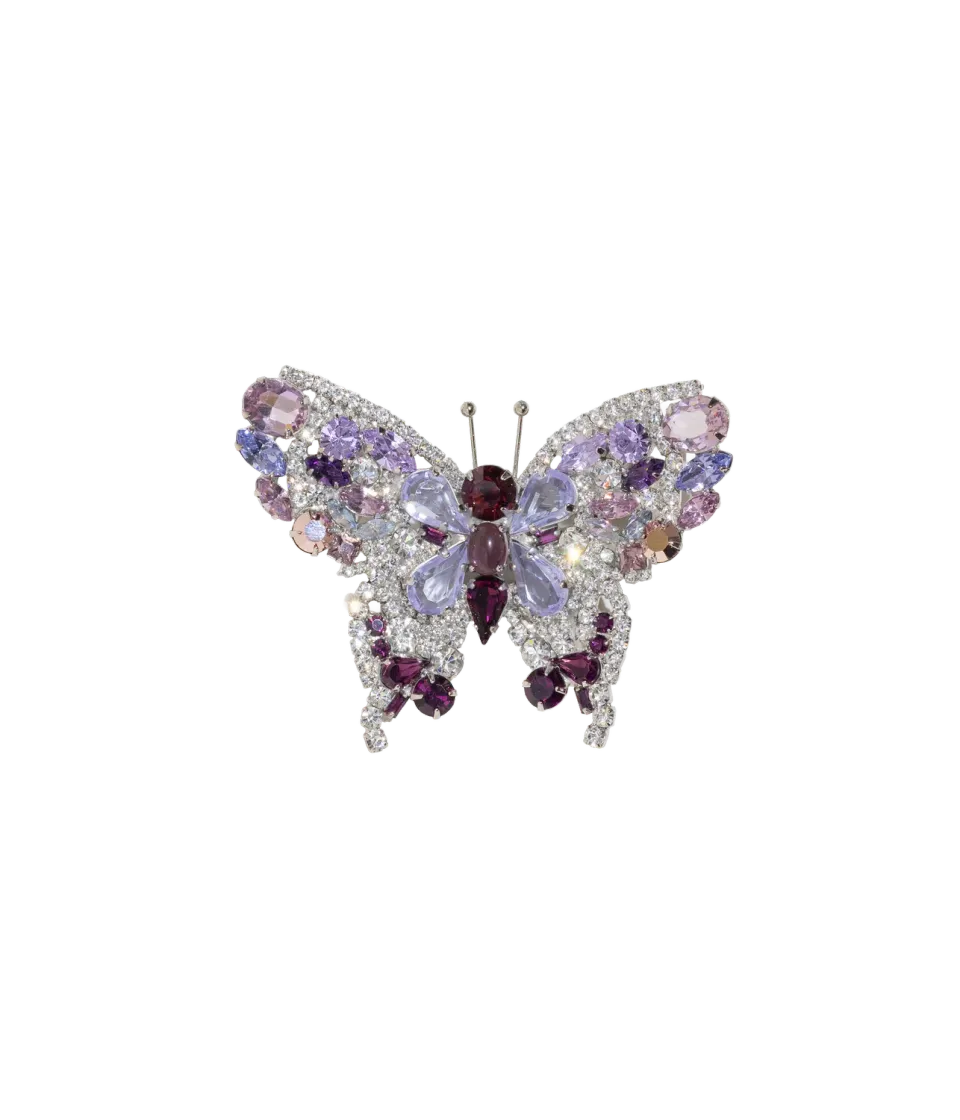 Loren Hope Butterfly brosje medium ametyst