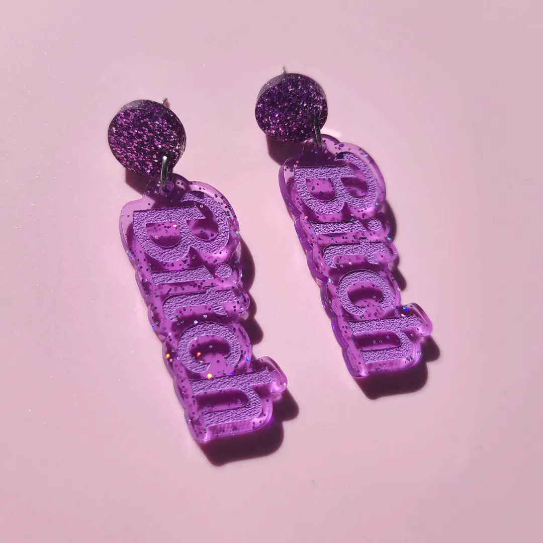 MiniKitty Bitch øredobber valentine tekst