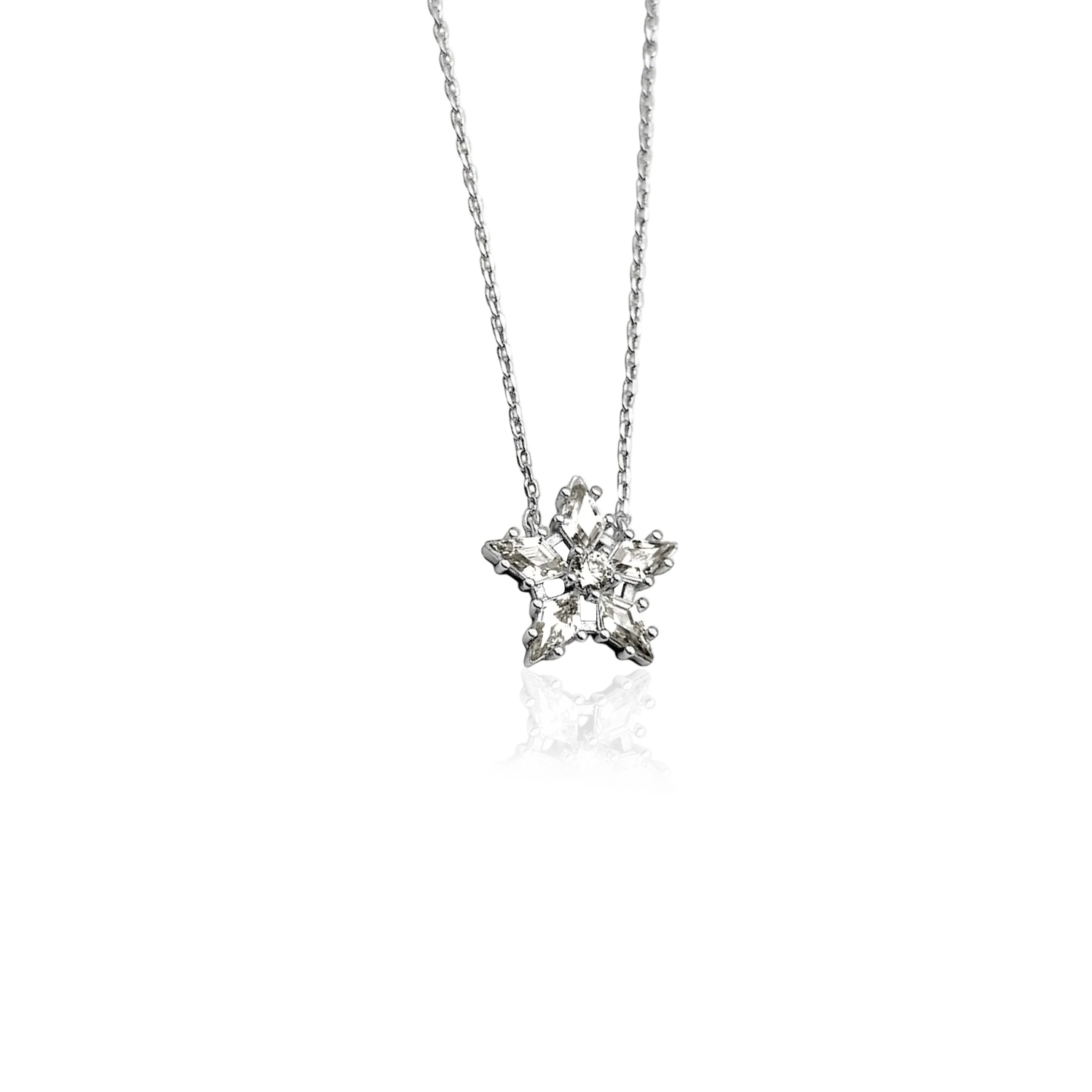 IOAKU Starlumen Crystal Pendant halskjede 45 cm gull