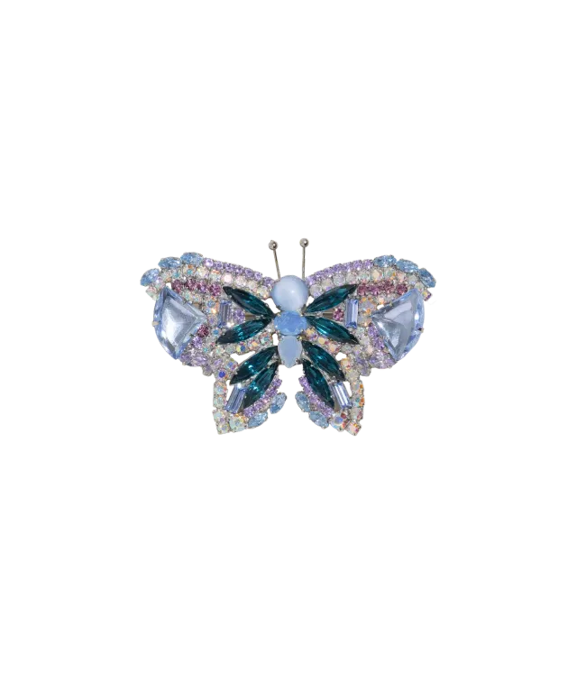 Loren Hope Butterfly Medium Light Sapphire brosje