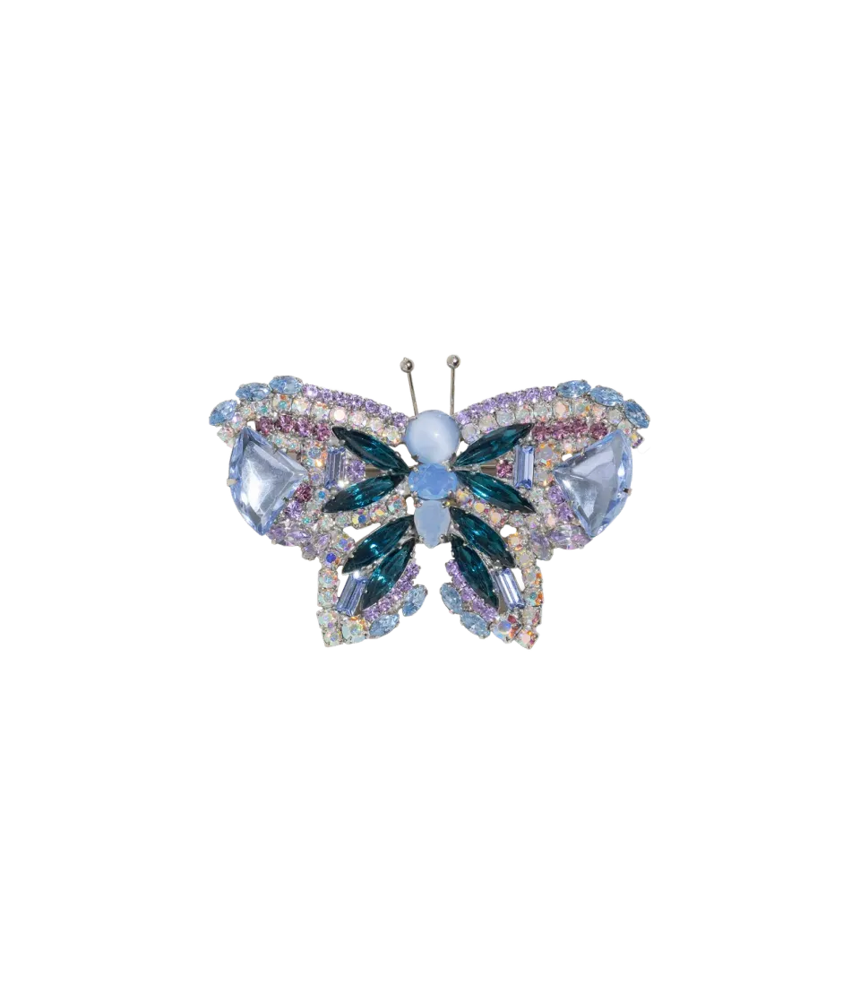 Loren Hope Butterfly Medium Light Sapphire brosje