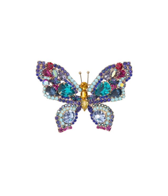 Loren Hope Butterfly Large brosje zircon