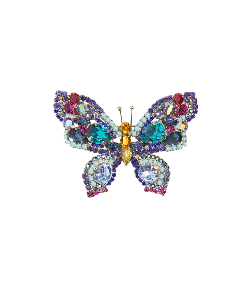 Loren Hope Butterfly Large brosje zircon
