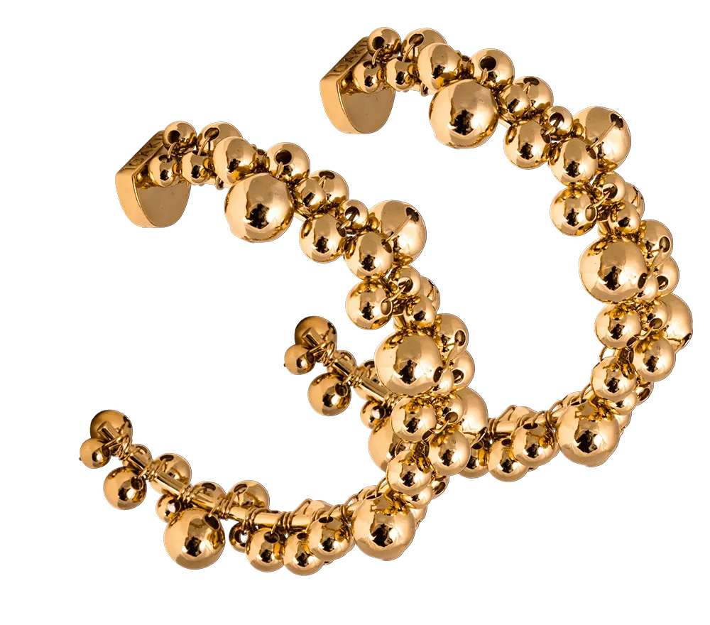 IOAKU Berry Loop øredobber gull bærkuler
