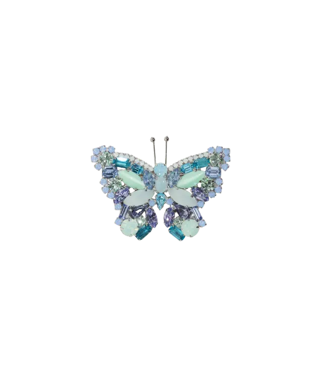 Loren Hope Butterfly Small Butterfly Blue brosje blå