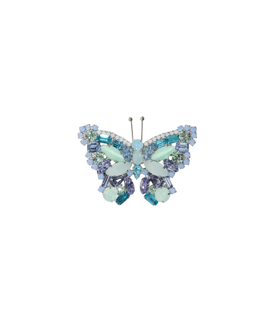Loren Hope Butterfly Small Butterfly Blue brosje blå