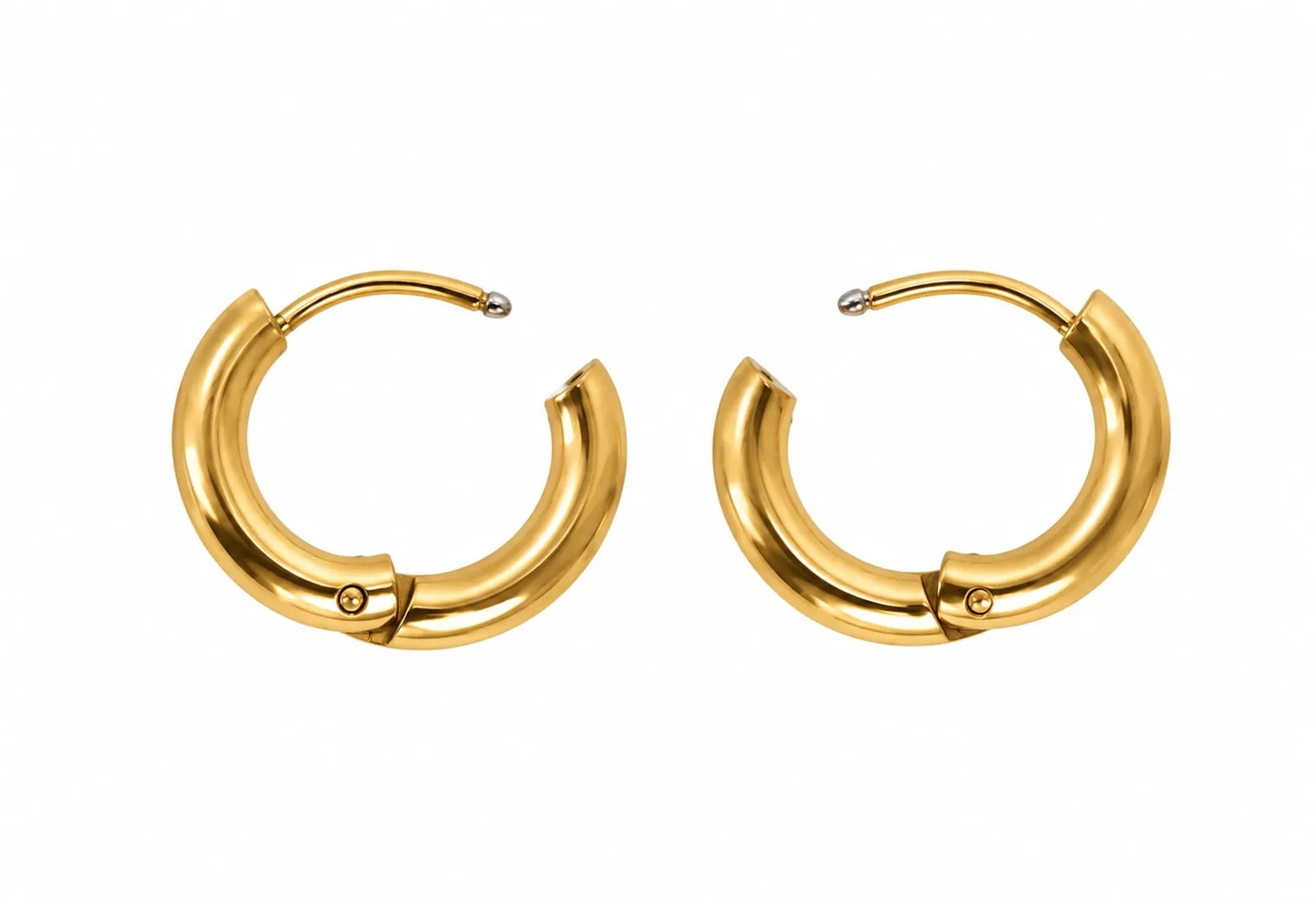 Wos Thick hoops creoler gull 17 mm