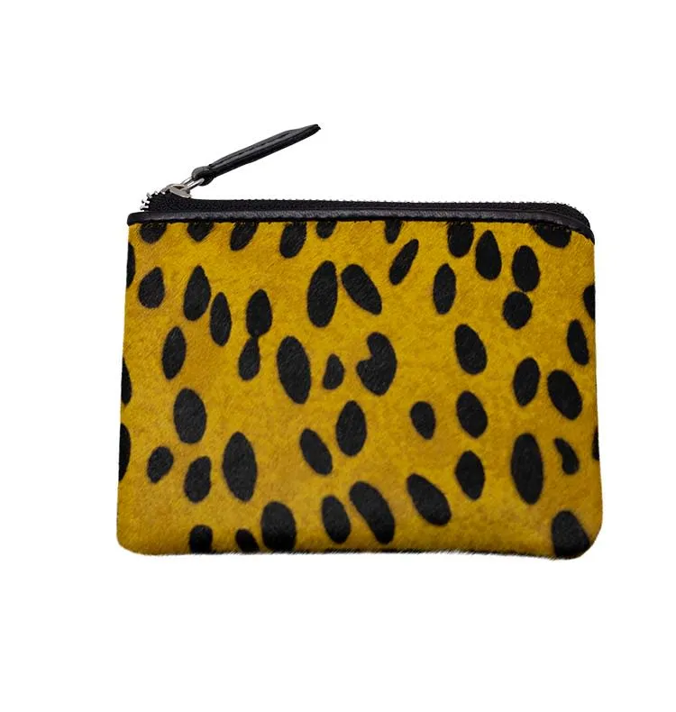 Wos WOS UP Keeper lommebok leopard skinn