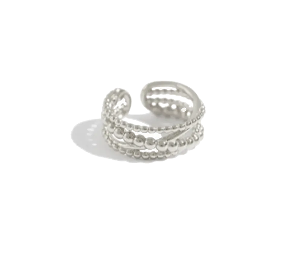 IOAKU Berry ring gull justerbar 50 mm