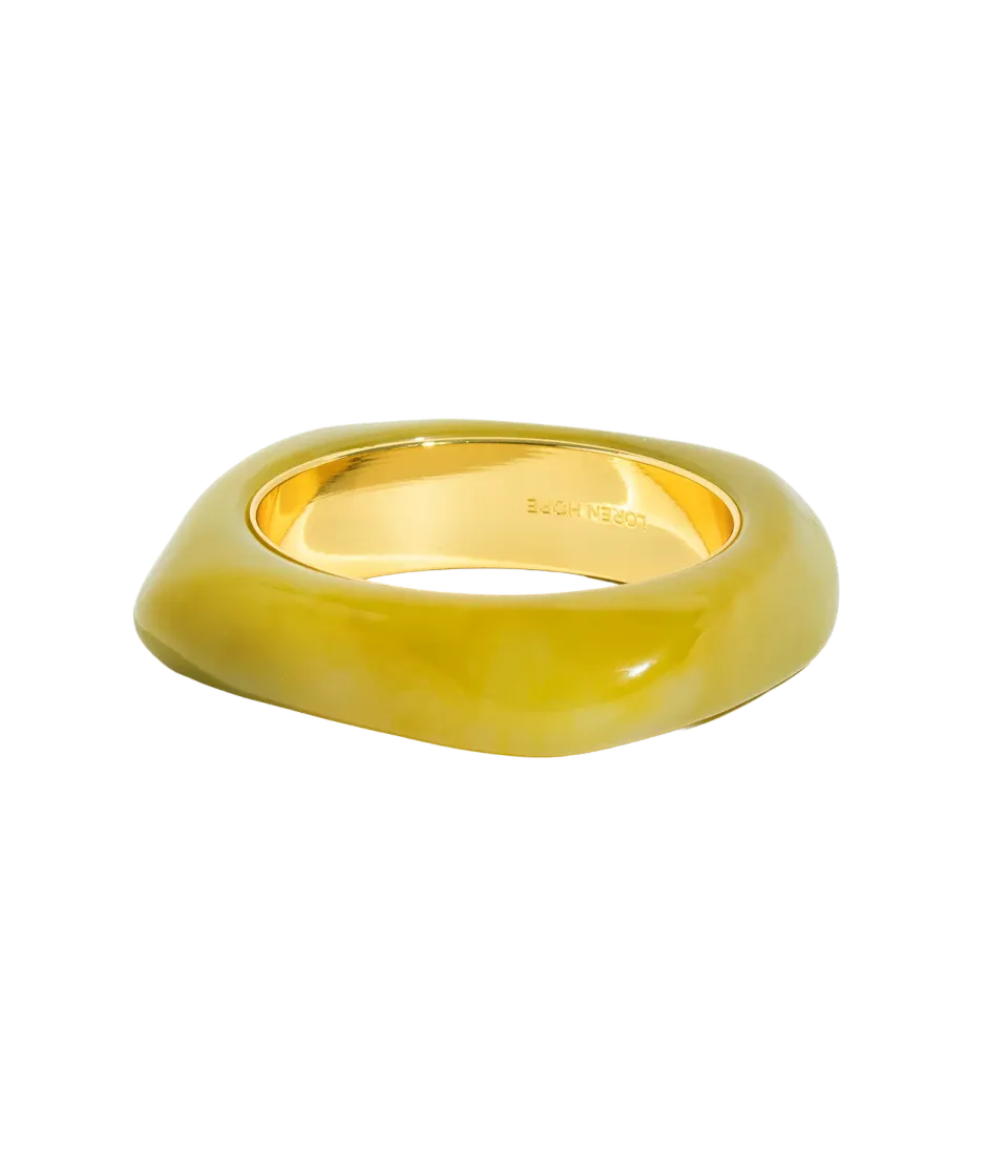 Loren Hope Paloma armbånd Chartreuse resin