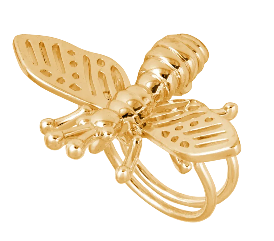 IOAKU Insect ring gull justerbar statement