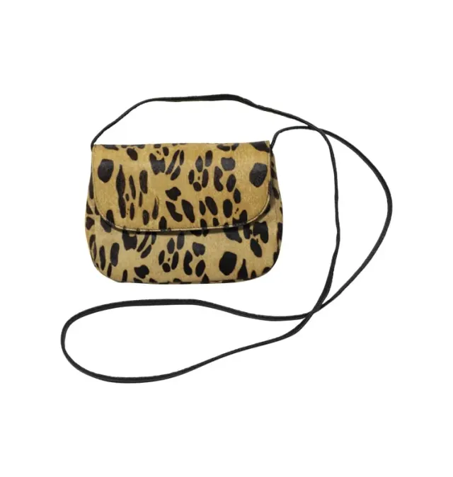 Wos Marianne veske leopard skinn 18 cm