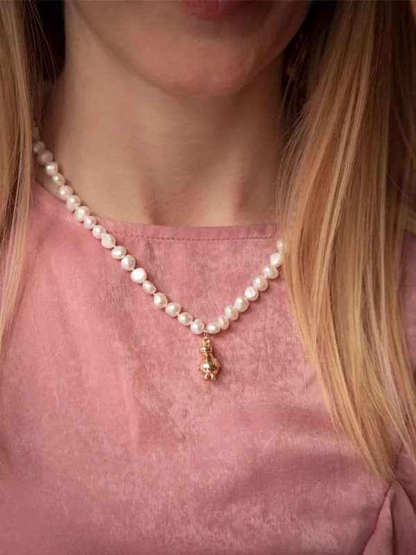 pfg Stockholm Moomin Pearl halskjede mumi perle