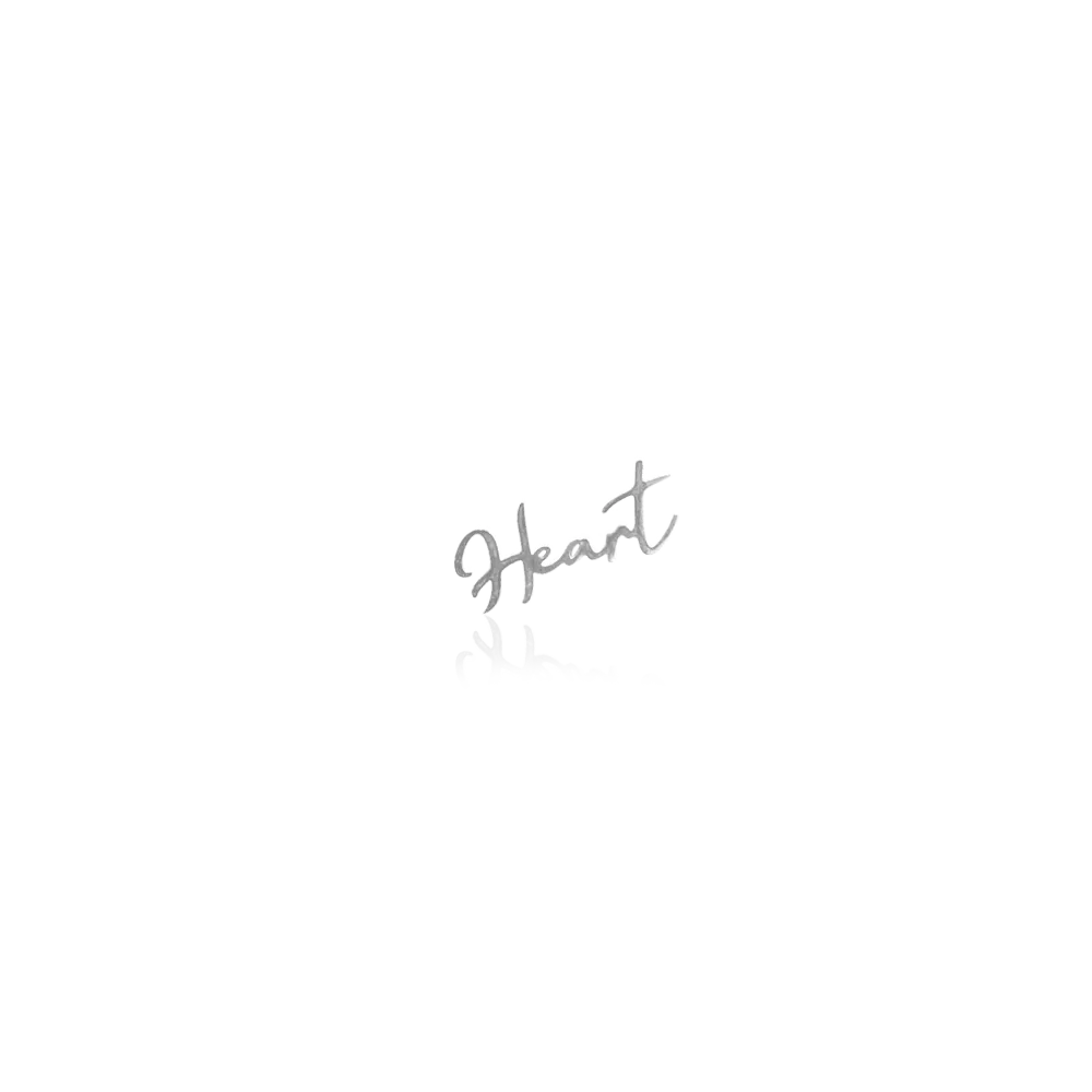 IOAKU Statement Quote Studs øredobb sølv singel