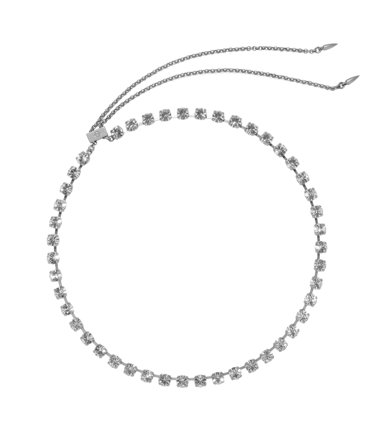 Loren Hope Milly halskjede crystal slider 66cm