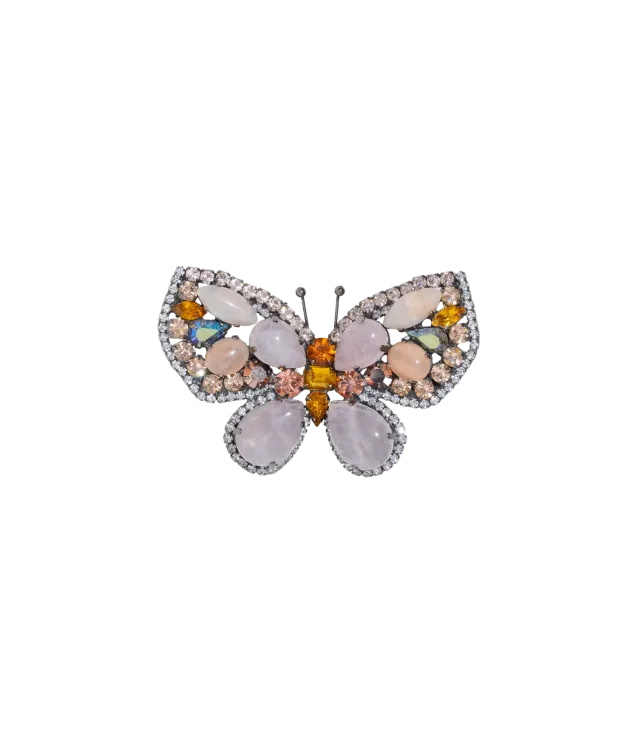 Loren Hope Butterfly Medium sommerfuglbrosje Rose