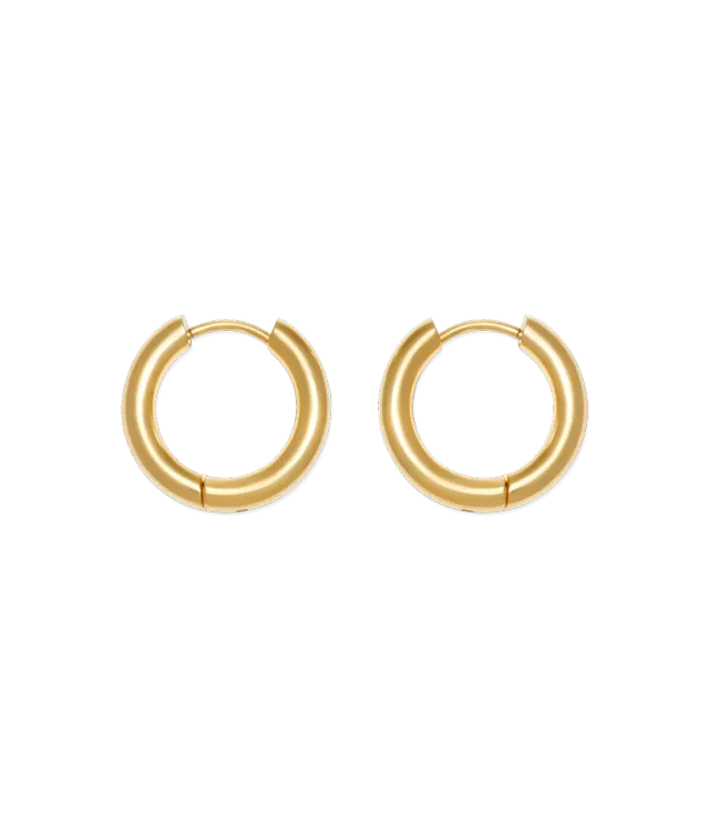 Loren Hope Huggie Hoops øreringer gull 1,3 cm