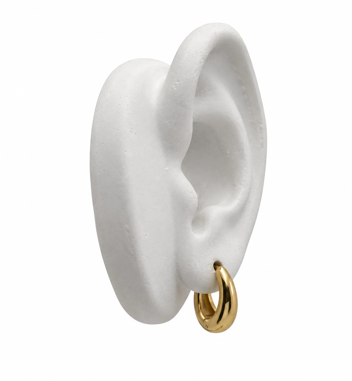 Wos Up Lio creoler gull 12 mm øreringer