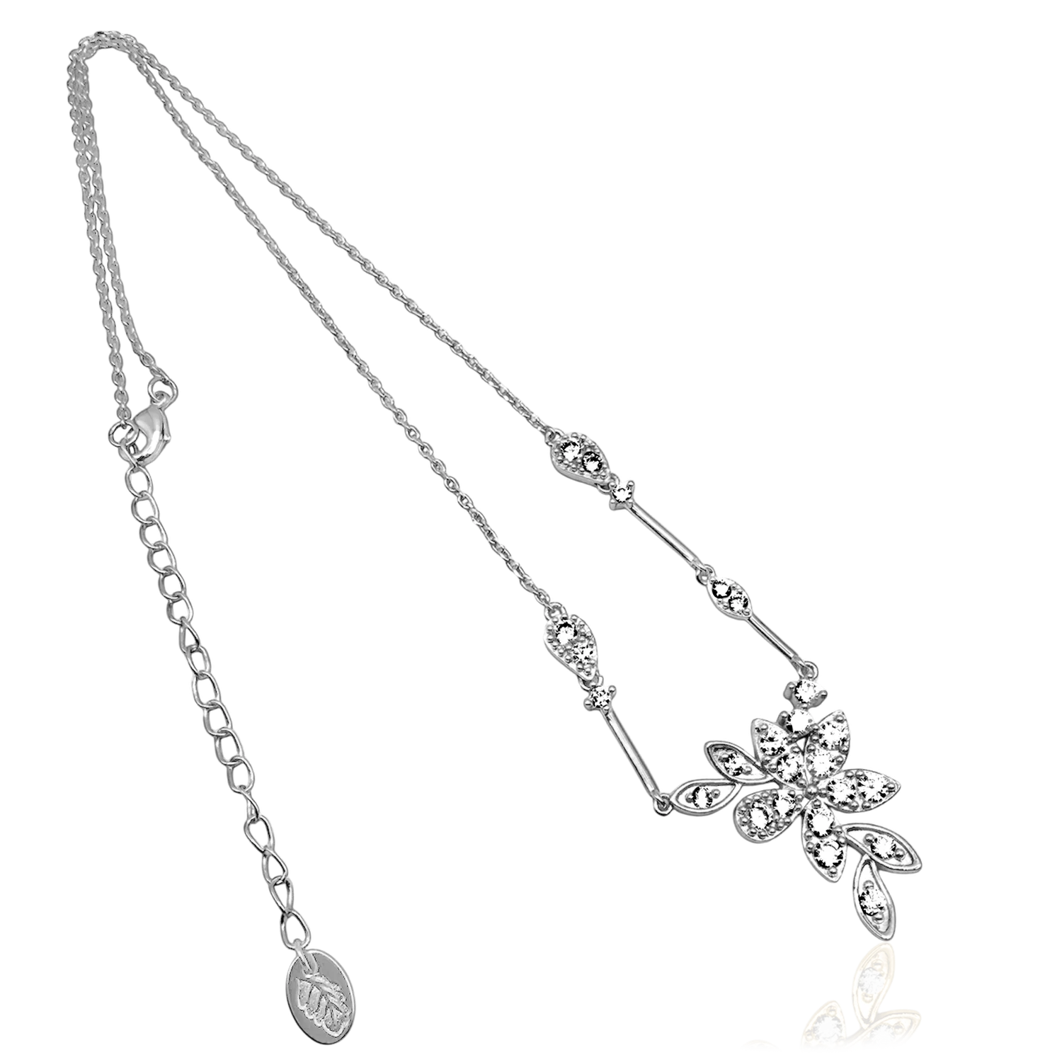 IOAKU Winter Bloom halskjede gull messing