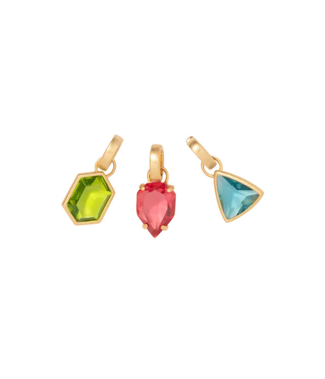 Loren Hope Ellis Charm Trio anheng multi 3-pakn glass