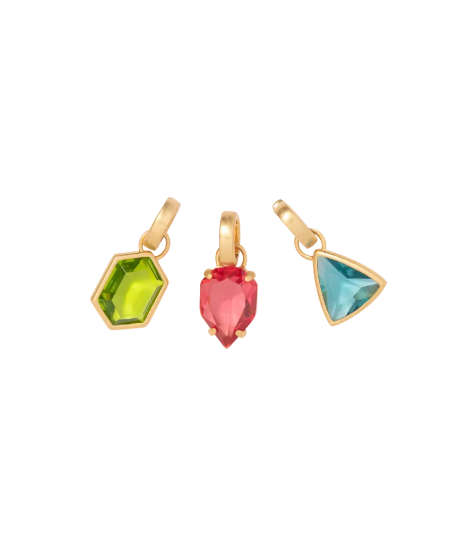 Loren Hope Ellis Charm Trio anheng multi 3-pakn glass
