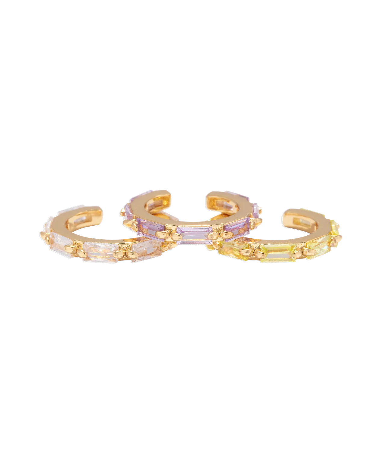Loren Hope Plume Ear Cuff Øredobber Multi 3-pk gull
