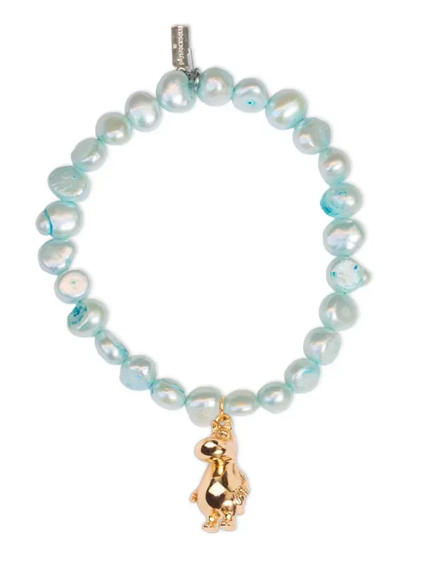 pfg Stockholm Moomin Pearl armbånd turkis perle