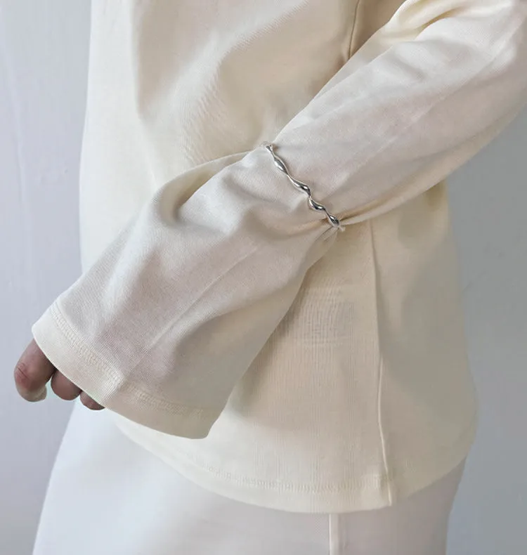 Wos Wos Up Zenaida armbånd sølv 6,5 cm bangle