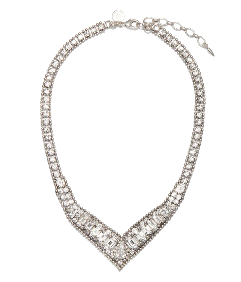 Loren Hope Alva halskjede crystal art deco