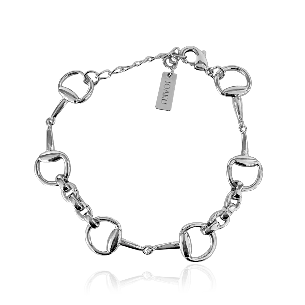 IOAKU Horse Bit Chunky armbånd gull messing