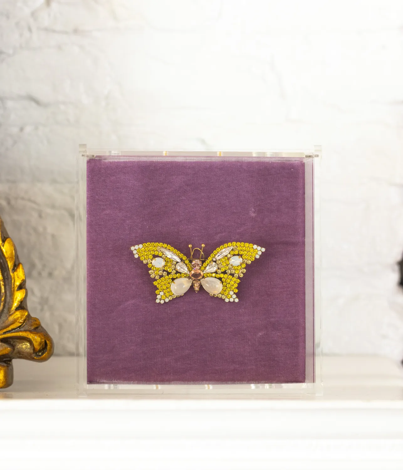 Loren Hope Small Butterfly brosje Citrine