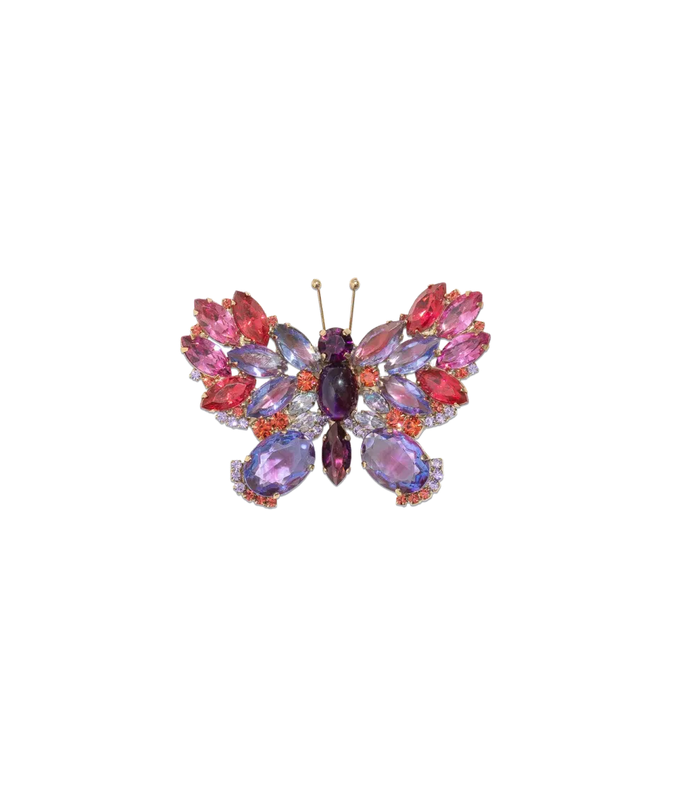 Loren Hope Butterfly brosje safir liten