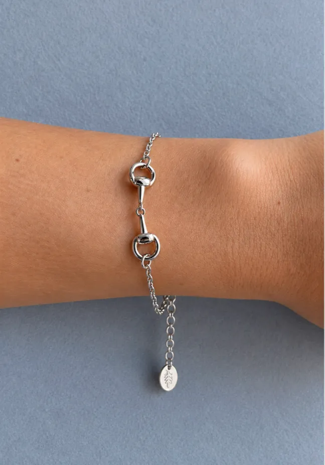 IOAKU Horsebit Thin Plain armbånd gull