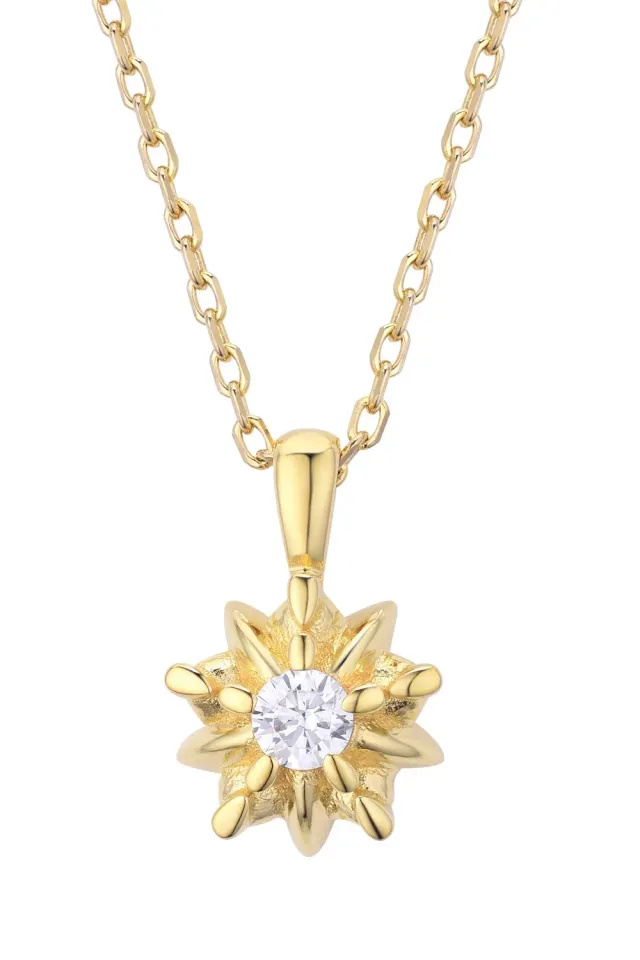 Janne Formoe Sonja halskjede 42+3 cm zirkonia