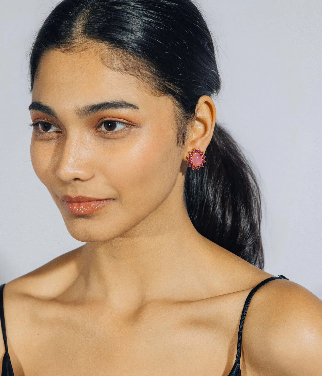 Loren Hope Georgie Stud øredobber Rosa forgylt
