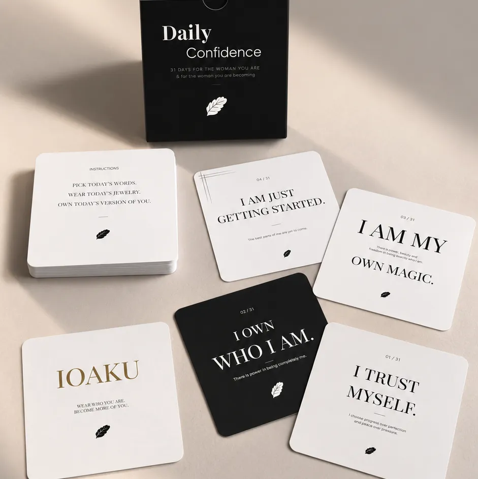 IOAKU 31 Days of Confidence kort engelsk 31 stk
