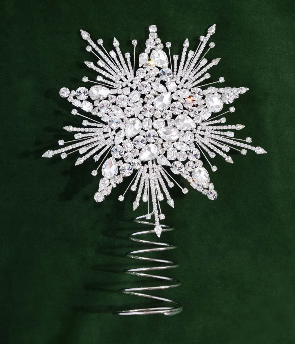 Loren Hope Starlight Tree Topper juletopp Crystal glasskrystall