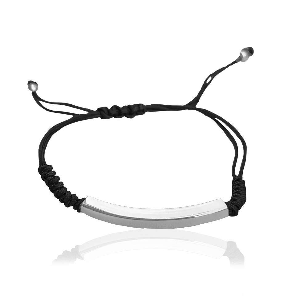 IOAKU Braided Plain armbånd guld svart vannfast