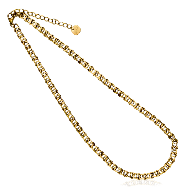 IOAKU Bismarck Chain Necklace halskjede gull vanntett