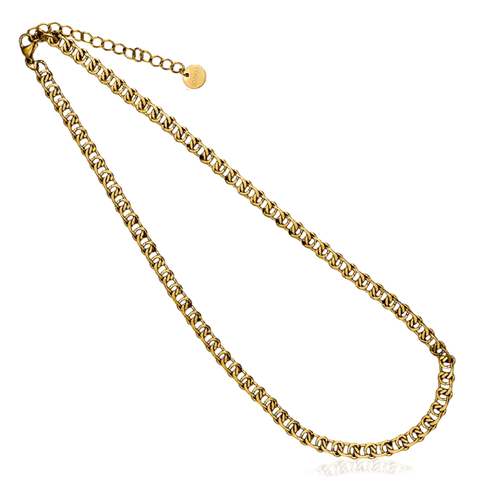 IOAKU Bismarck Chain Necklace halskjede gull vanntett