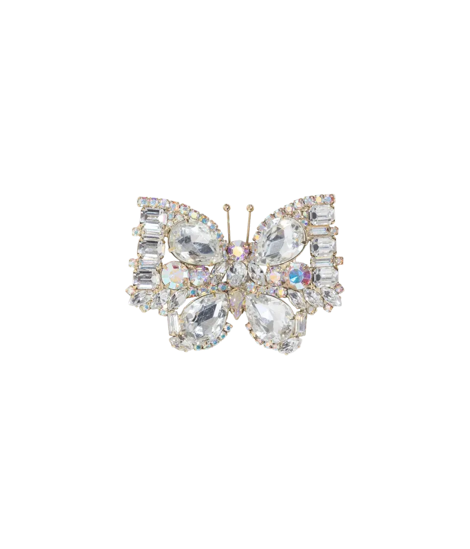 Loren Hope Medium Butterfly brosje krystall 14,6 cm
