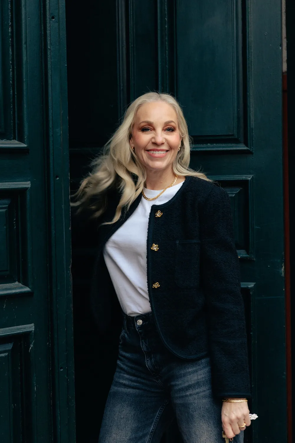 Janne Formoe Jetsetjakka jakke Svart ullblanding