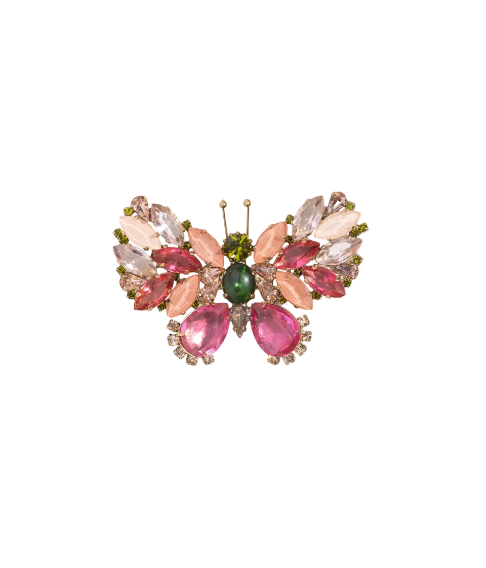 Loren Hope Butterfly brosje rose rosaline