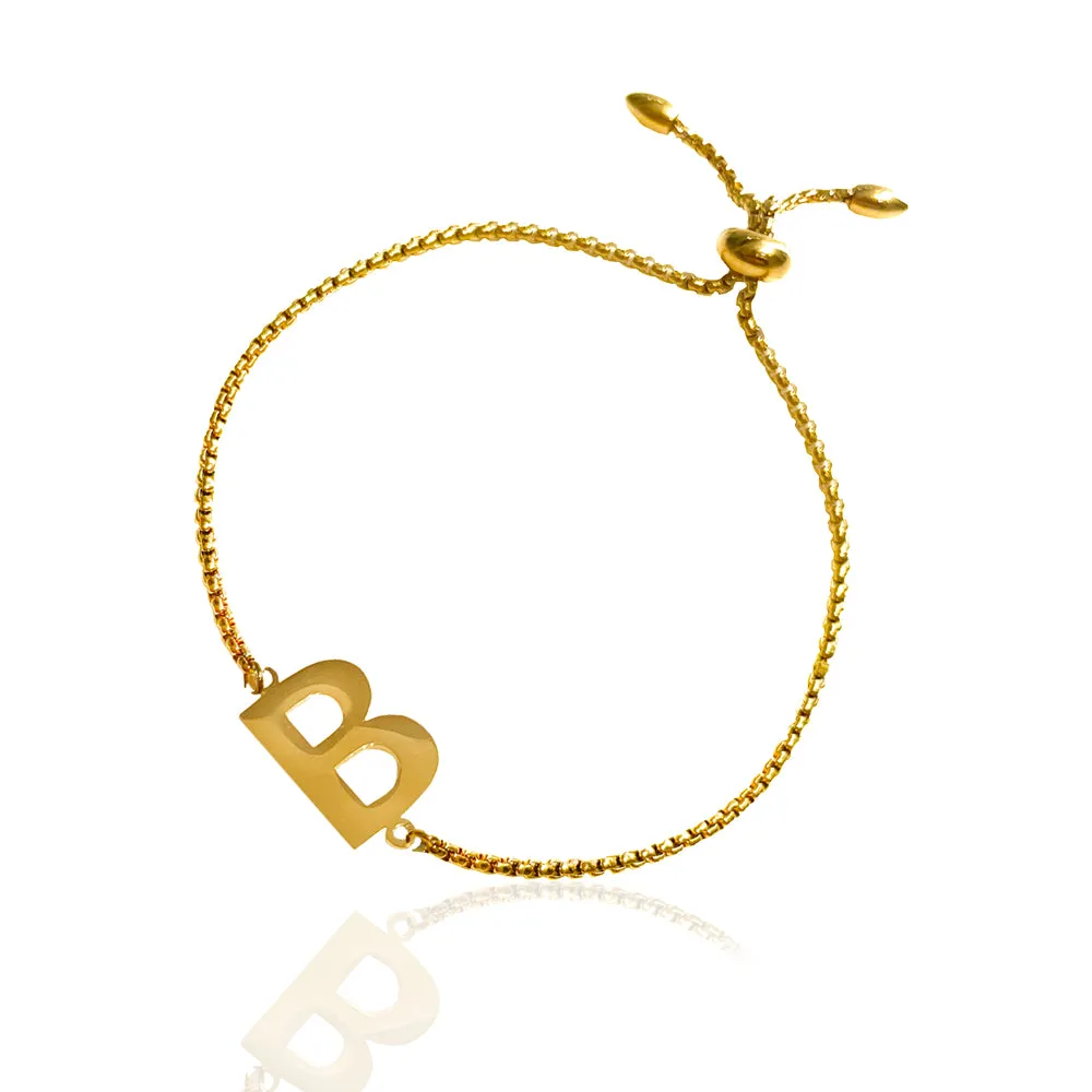IOAKU New Identity armbånd gull bokstav A