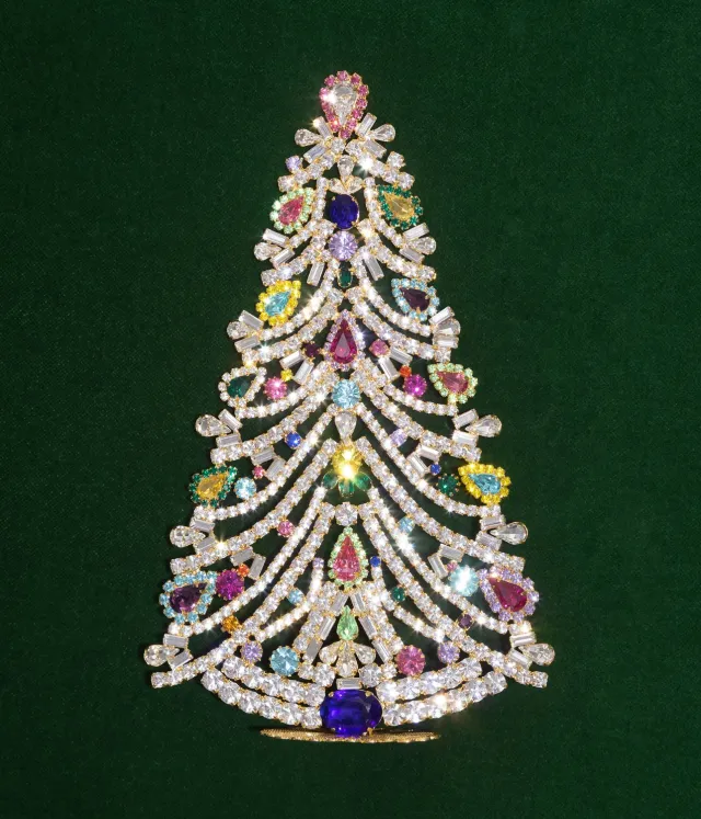Loren Hope Collins juletrefot multi krystall