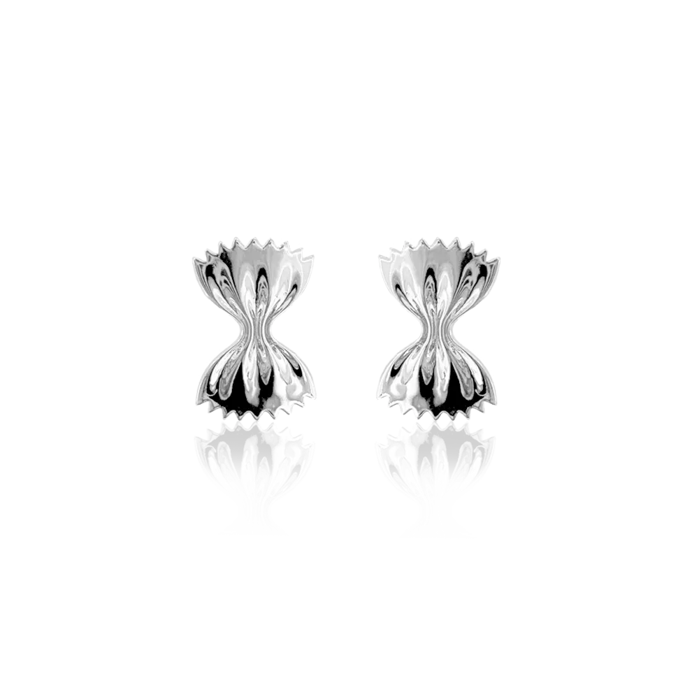 IOAKU Bow Studs øredobber gull kirurgisk stål